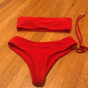 Zaful Red 2 piece Bikini